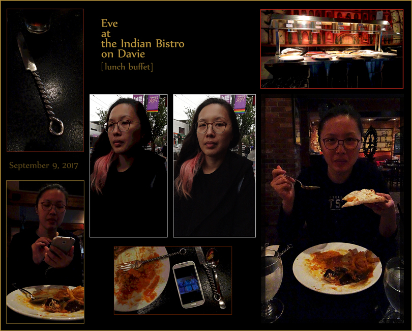 eve chen at the indian bistro